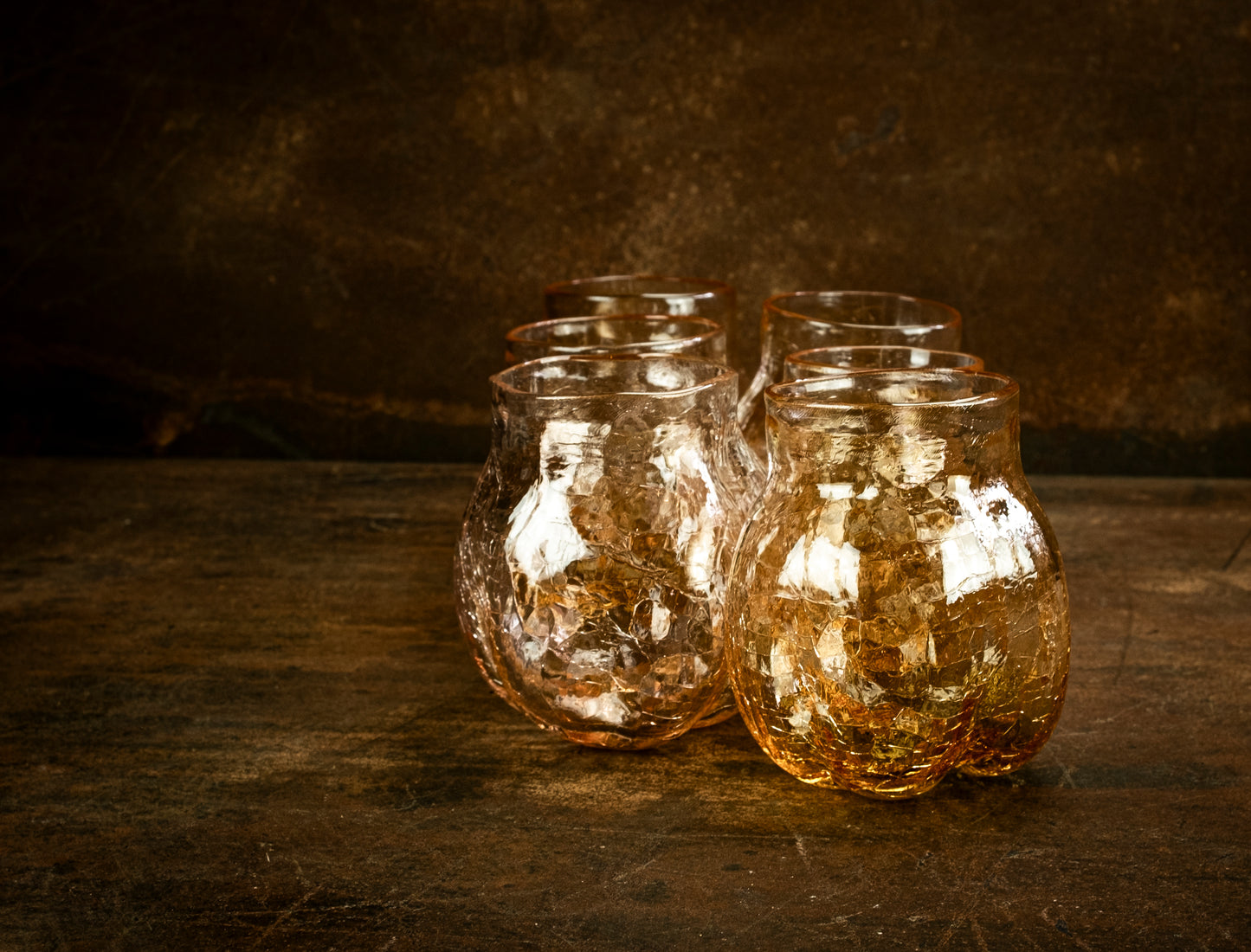Åsa Jungnelius. Tubby tumbler - amber