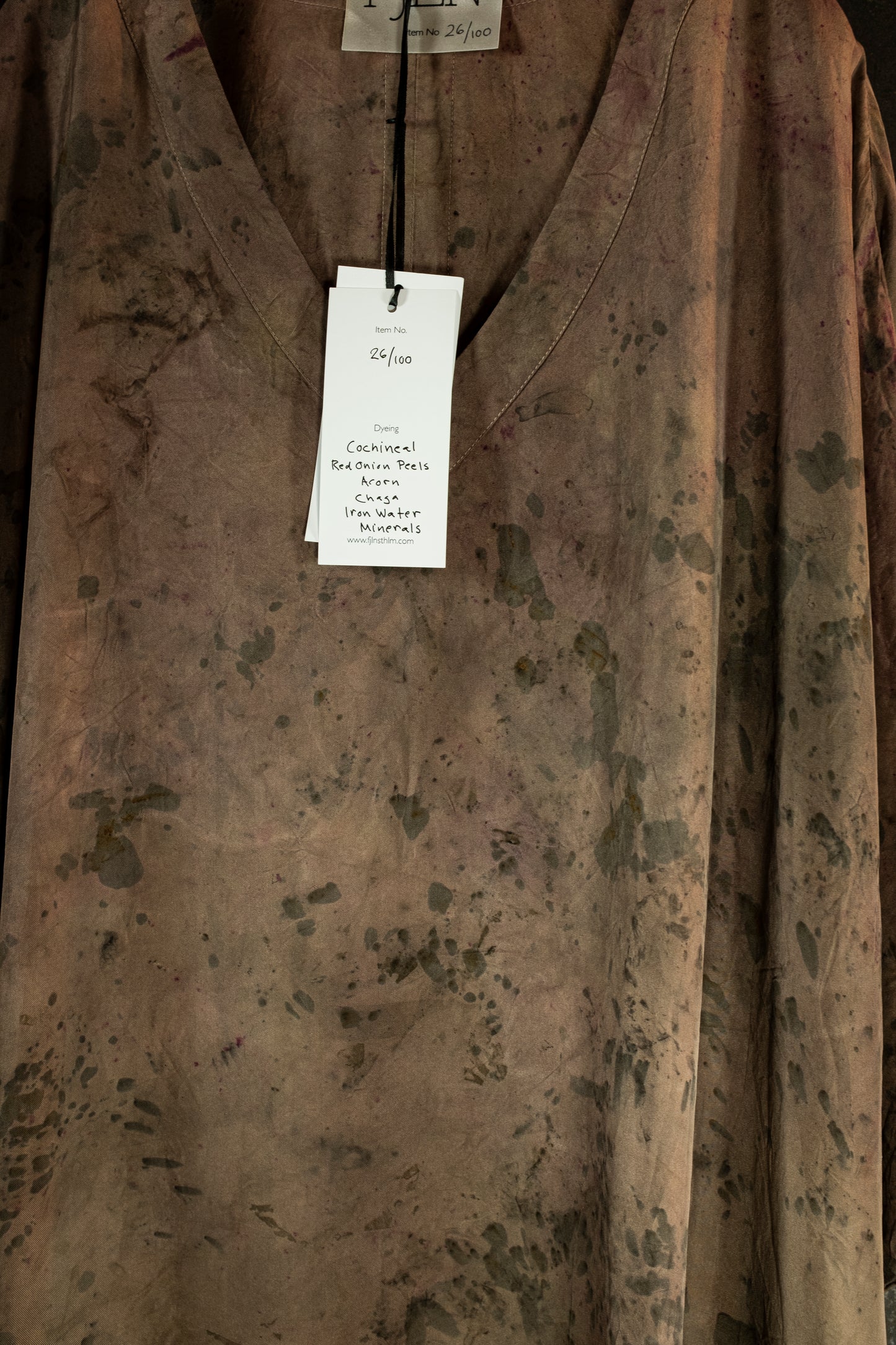 FJLN. 04 twill silk kaftan