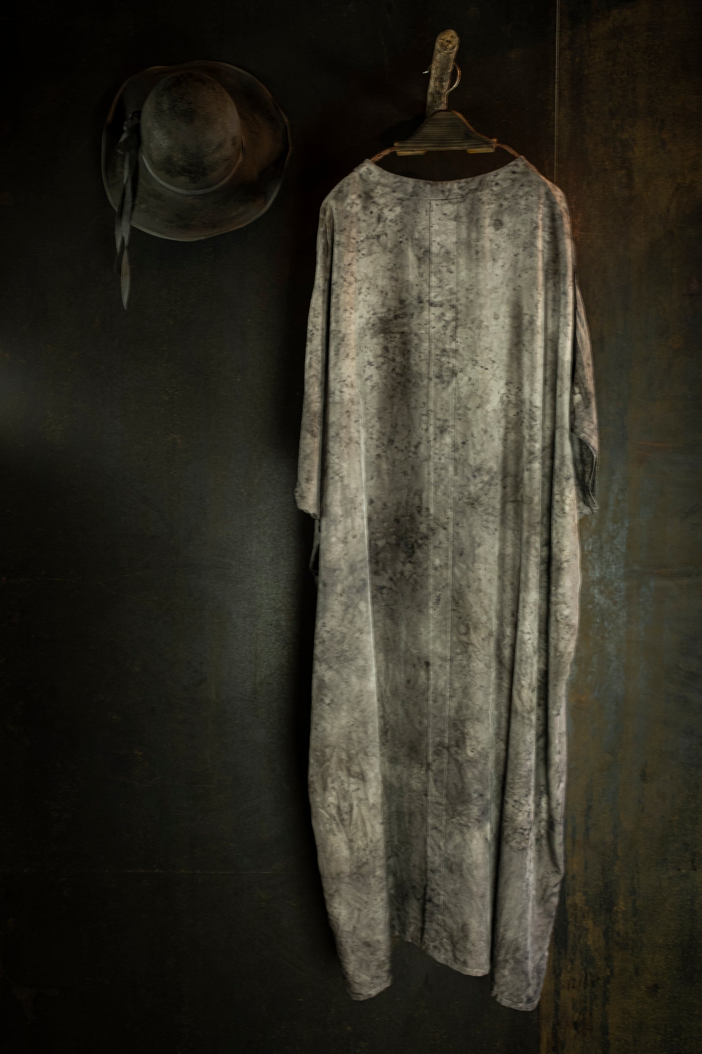 FJLN. 25 twill silk kaftan