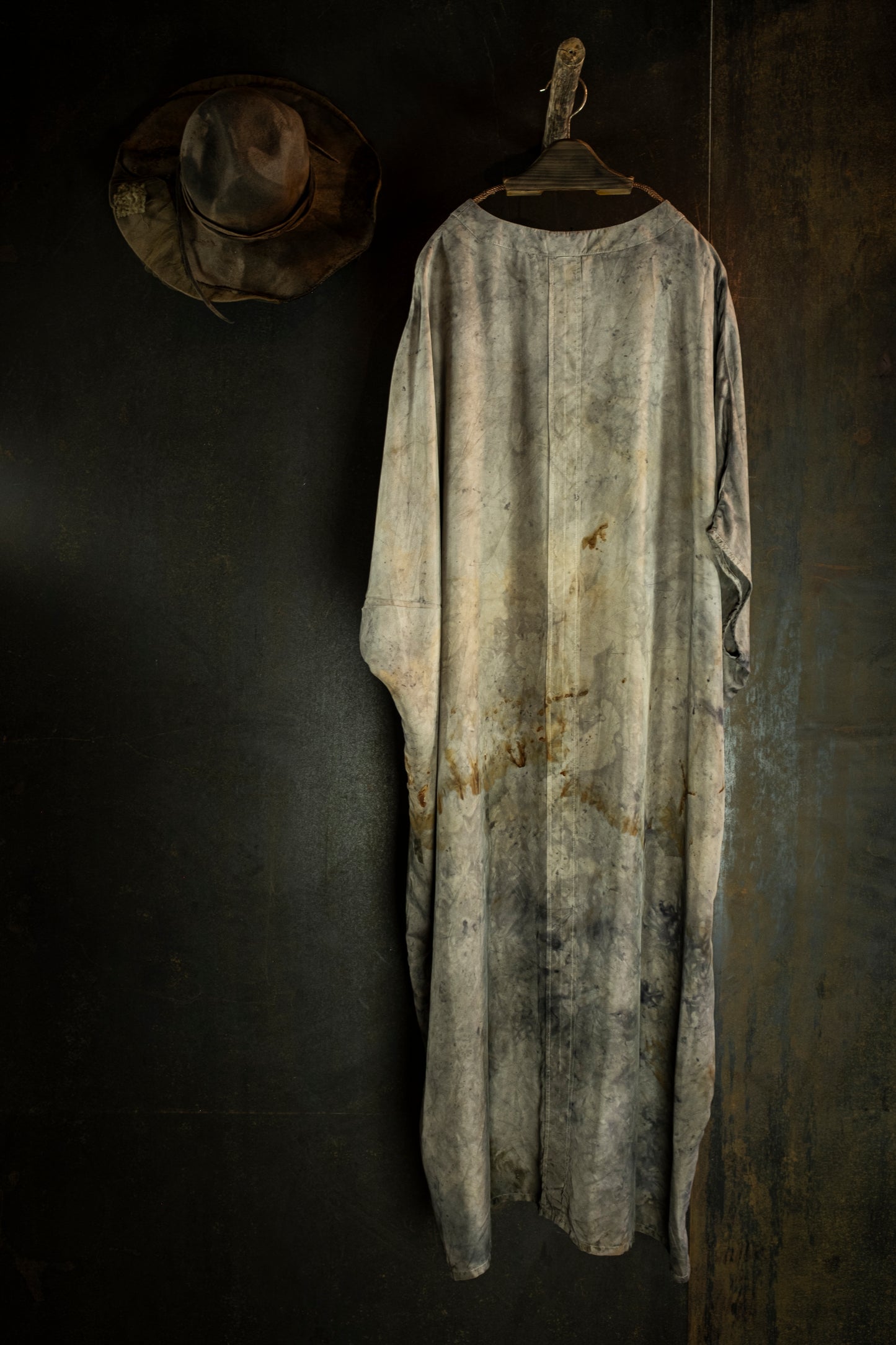 FJLN. 26 twill silk kaftan