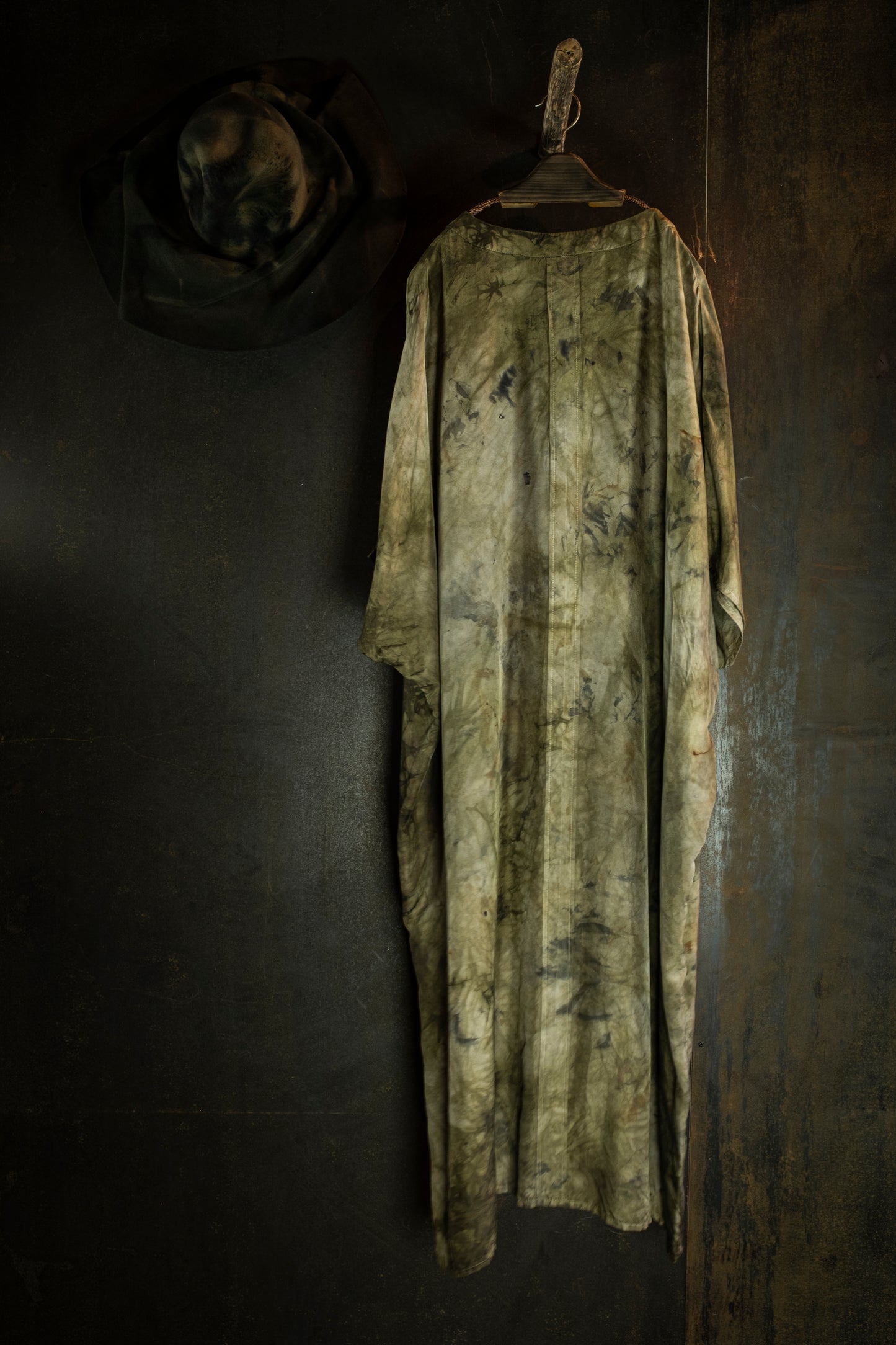 FJLN. 27 twill silk kaftan