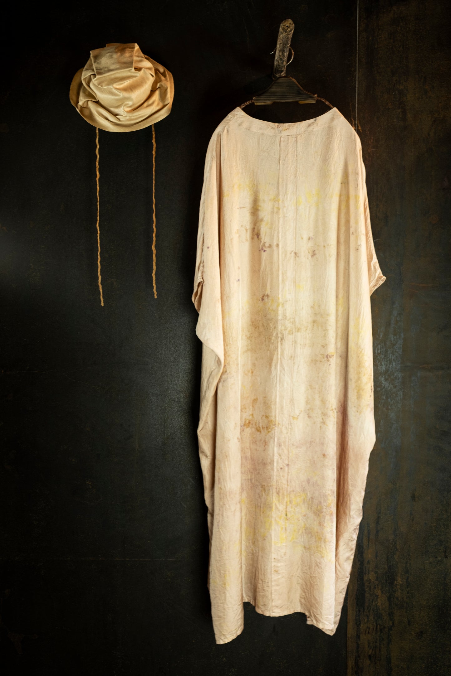 FJLN. 17 satin silk kaftan
